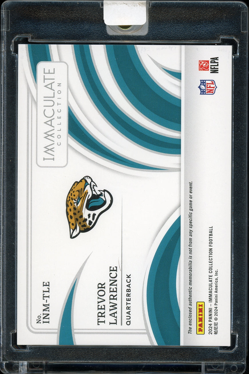 2024 Panini Immaculate Collection #13 Trevor Lawrence #/88 Football
