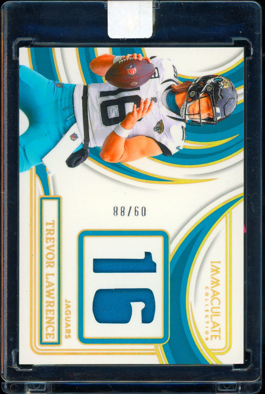 2024 Panini Immaculate Collection #13 Trevor Lawrence #/88 Football