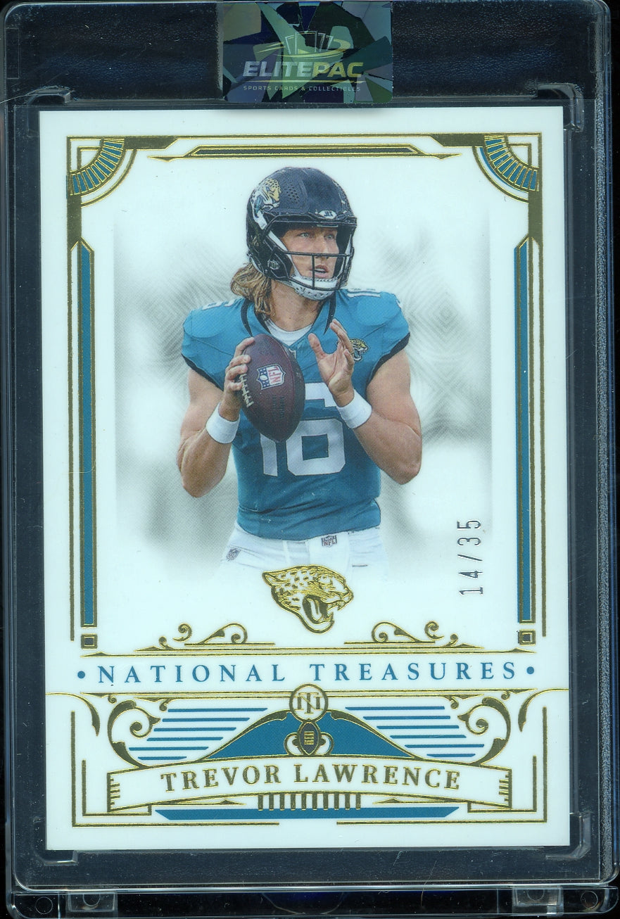 2024 Panini National Treasures #45 Trevor Lawrence Premium #/35 Football