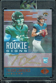 2021 Panini Illusions #RS-TL Trevor Lawrence Rookie Signs Orange Football