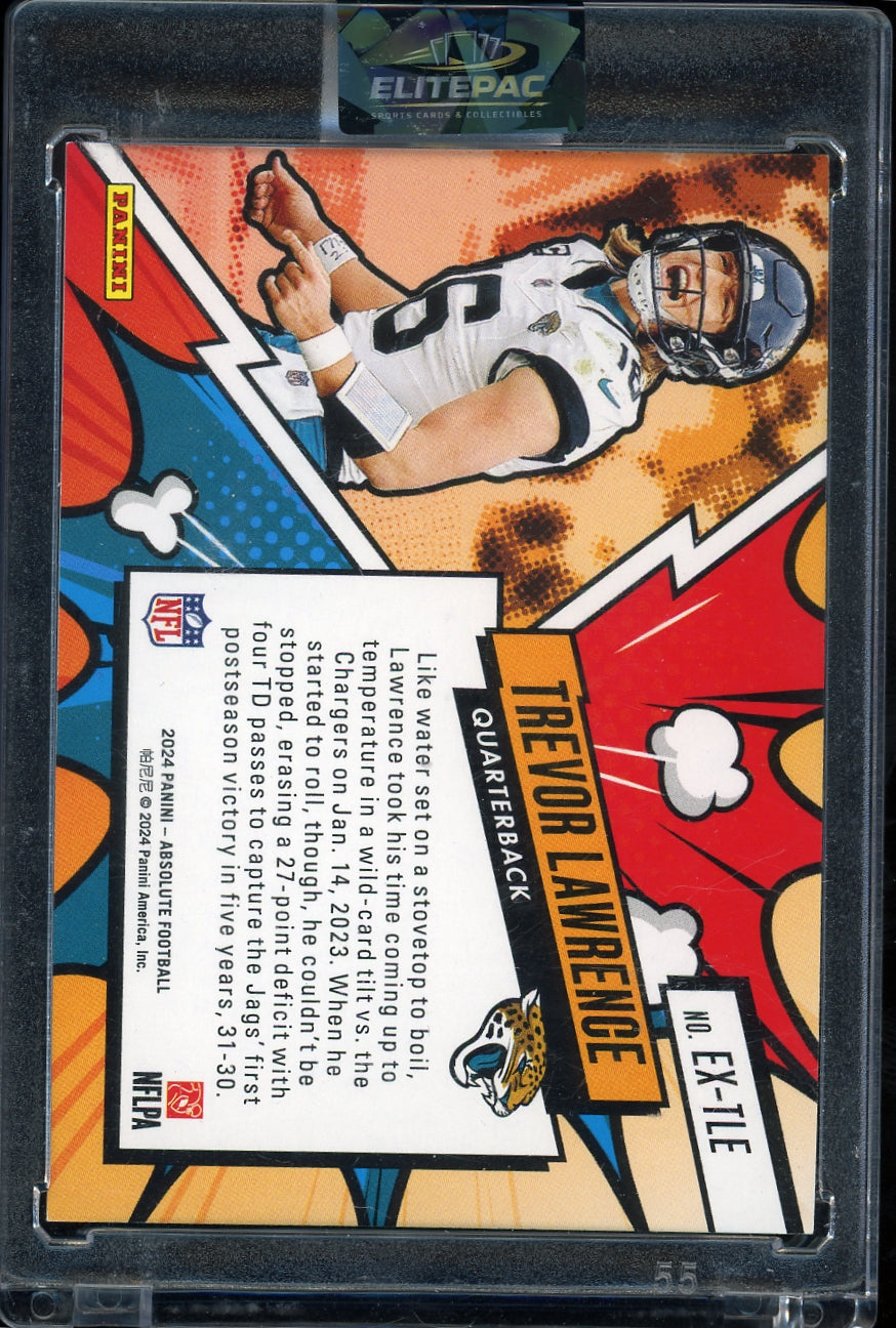 2024 Panini Absolute #EX-TLE Trevor Lawrence Explosive Damaged Football