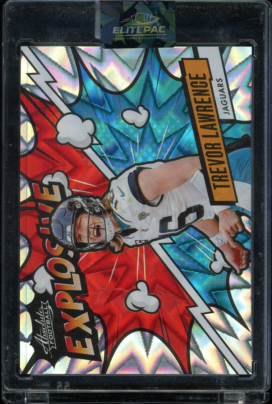 2024 Panini Absolute #EX-TLE Trevor Lawrence Explosive Damaged Football