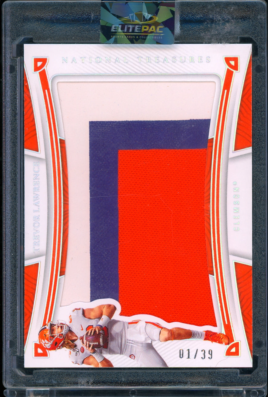 2023 Panini NT Trevor Lawrence Silhouettes Silver #/39 Football