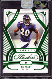 2024 Panini Flawless #88 Ed Reed Emerald #/5 Football
