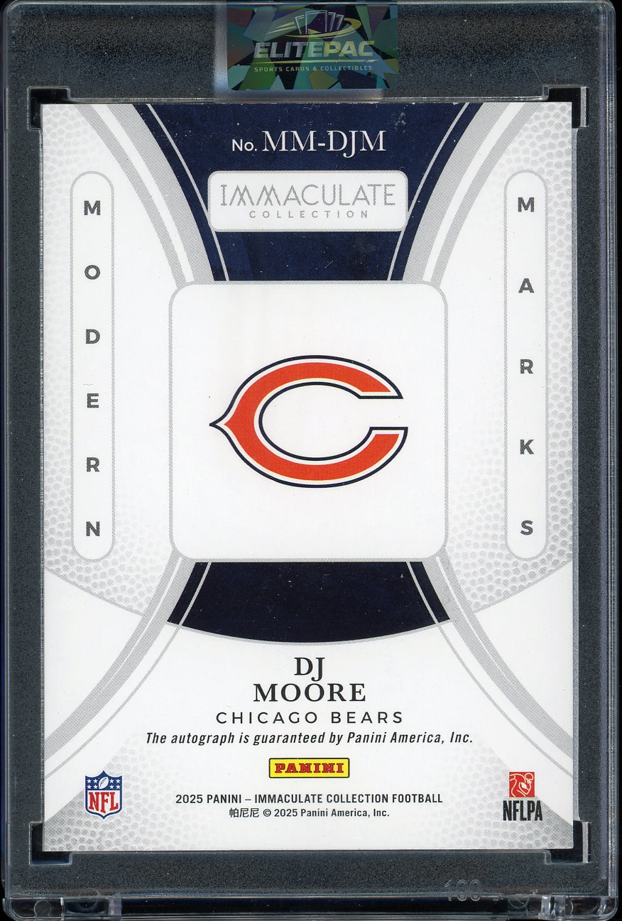 2025 Panini Immaculate Collection #MM-DJM DJ Moore Modern Marks #/99 Football