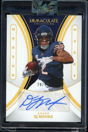 2025 Panini Immaculate Collection #MM-DJM DJ Moore Modern Marks #/99 Football