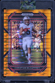 2023 Panini Prizm Draft P Christian McCaffrey Prizms Gold Flash #/49 Football
