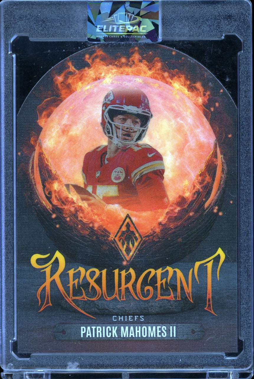 2025 Panini Phoenix #13 Patrick Mahomes II Resurgent Snow Globe Football