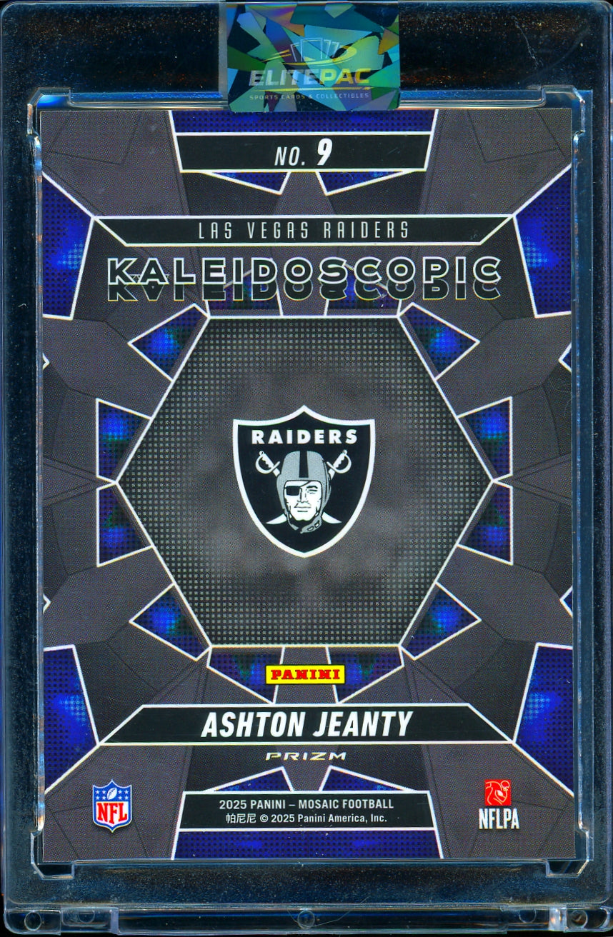 2025 Panini Mosaic #9 Ashton Jeanty Kaleidoscopic Football