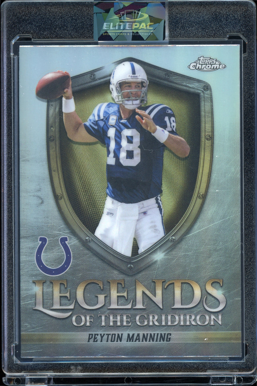 2025 Topps Chrome #LOG-10 Peyton Manning Legends of the Gridiron Football