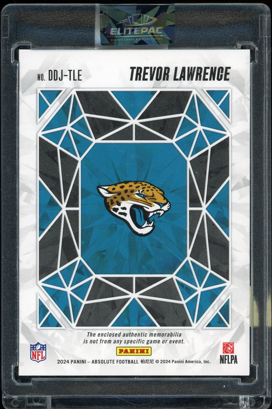 2024 Panini Absolute #DDJ-TLE Trevor Lawrence Draft Diamonds Jersey Football