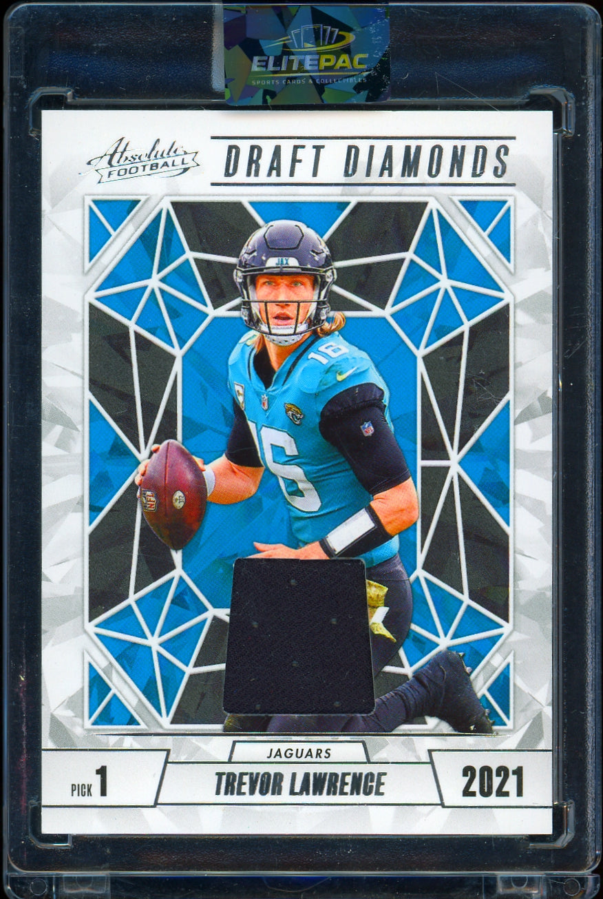 2024 Panini Absolute #DDJ-TLE Trevor Lawrence Draft Diamonds Jersey Football