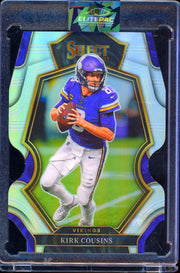 2022 Panini Select #164 Kirk Cousins Neon Green Prizm Die Cut #/299 Football