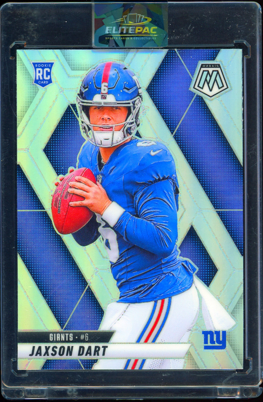 2025 Panini Mosaic #362 Jaxson Dart Silver Football