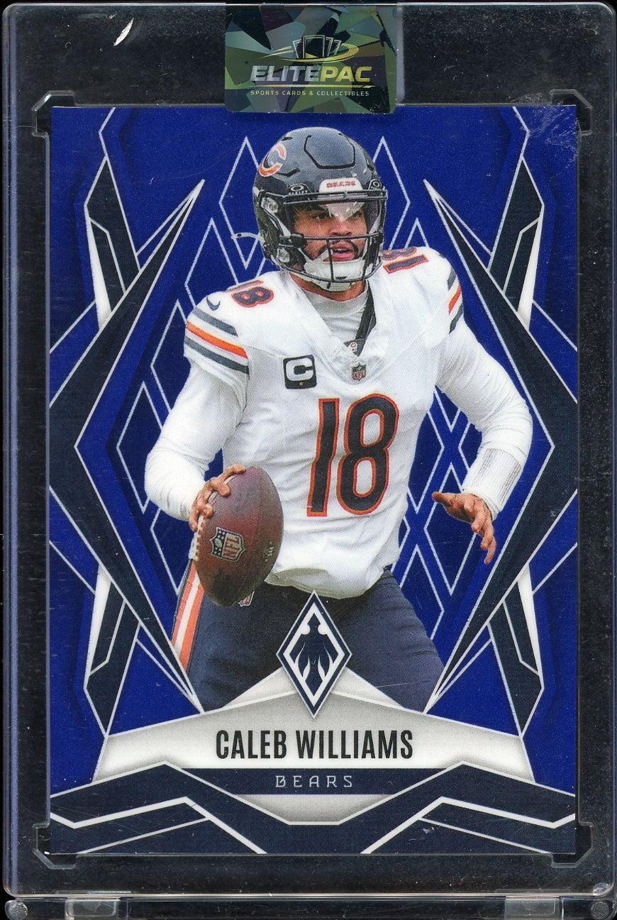 2025 Panini Phoenix #11 Caleb Williams Blue Prizm #/50 Football