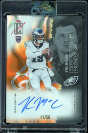 2025 Topps Signature Class #108 Kyle McCord Autographs Orange #/50 Football