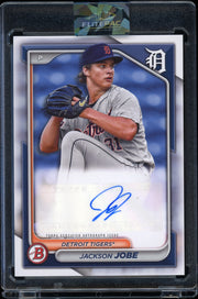 2024 Bowman #PPRA-JJ Jackson Jobe Prospect Autographs Football