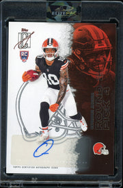 2025 Topps Signature Class #115 Quinshon Judkins Autographs Football