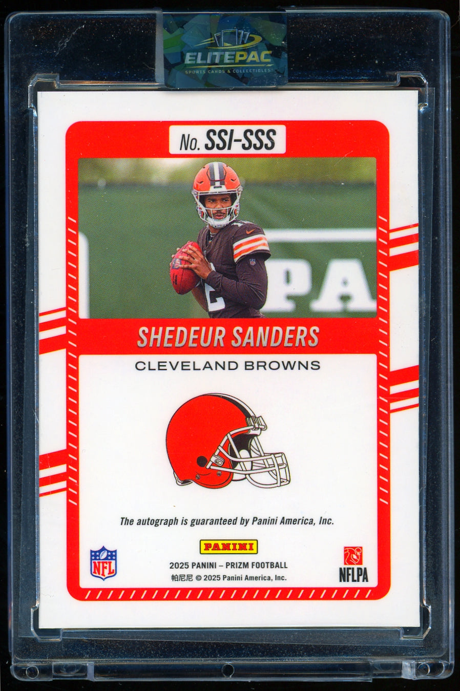 2025 Panini Prizm #SSI-SSS Shedeur Sanders Significant Signatures Football
