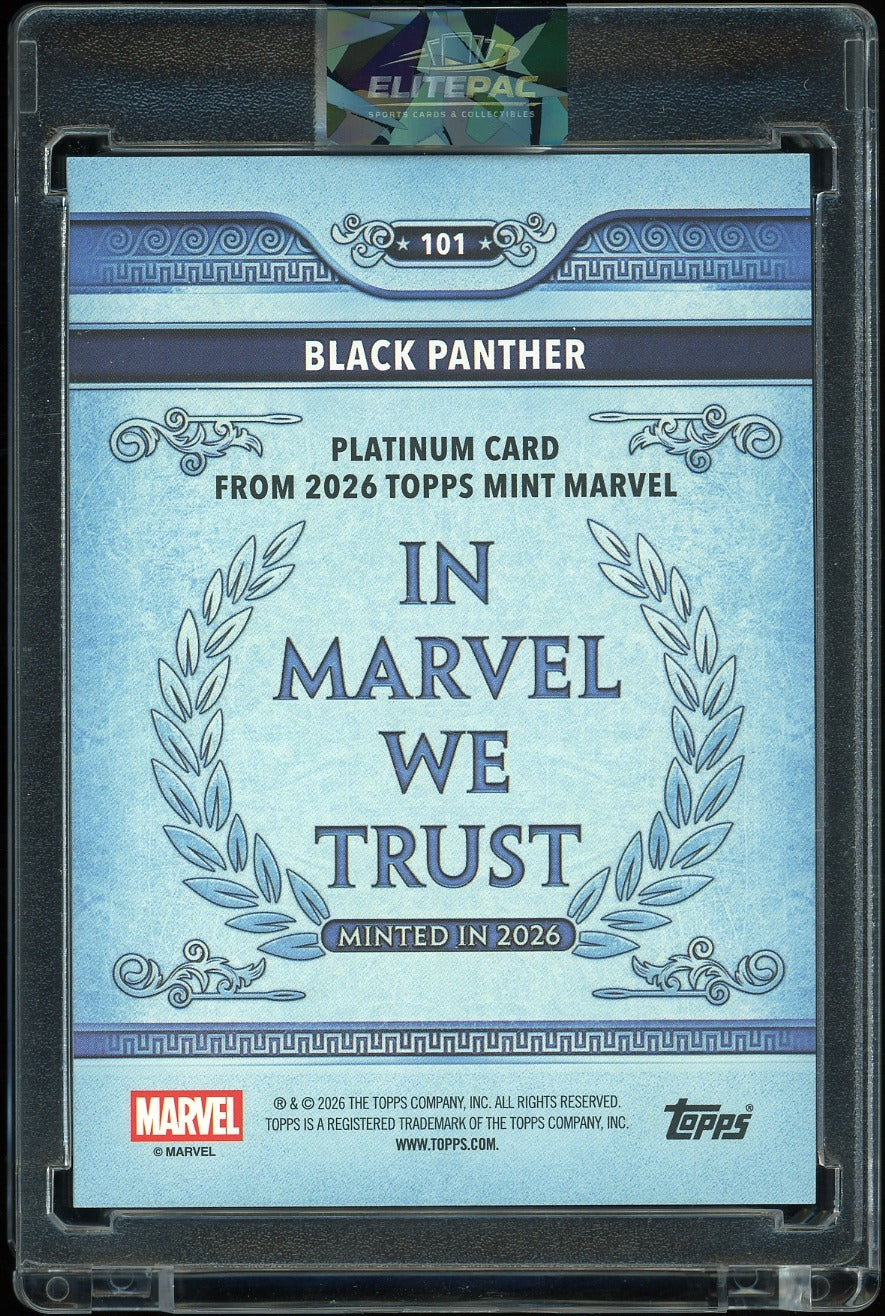 2026 Topps Marvel mint Black panther red 3/5