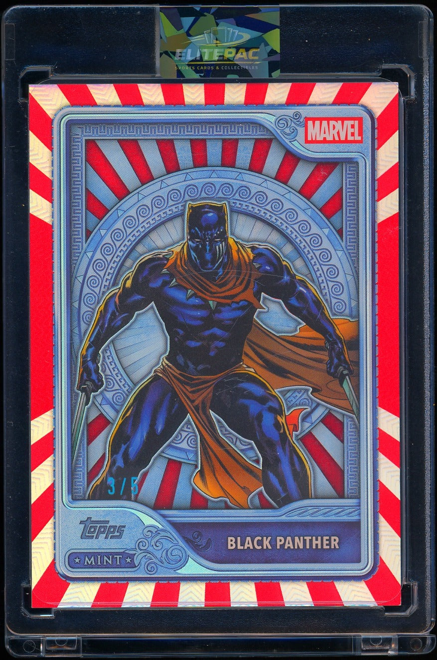 2026 Topps Marvel mint Black panther red 3/5