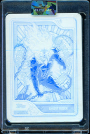 2026 Topps Marvel mint ghost rider 1/1 print plate blue