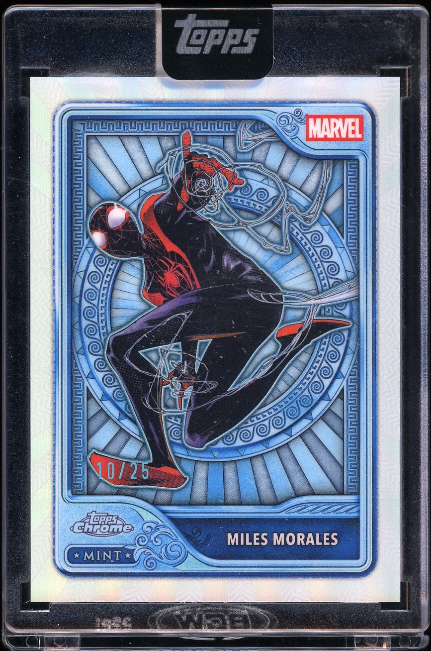2026 Topps Marvel mint Miles Morales Platinum 10/25