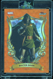 2026 Topps Marvel Finest Astonishing Doctor Doom orange 10/25