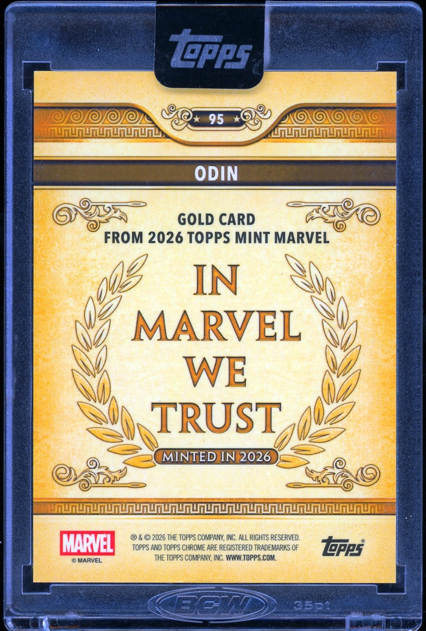 2026 Topps Marvel mint Odin Black 07/10
