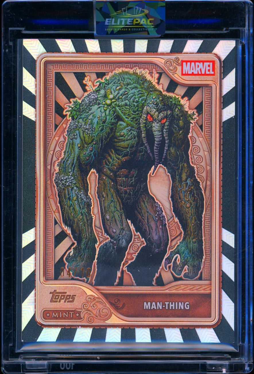 2026 Topps Marvel mint Man-Thing Black 04/10