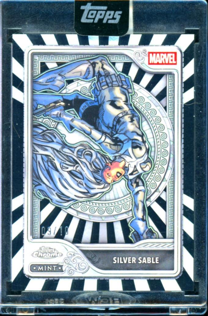 2026 Topps Marvel mint Silver Sable Black 09/10