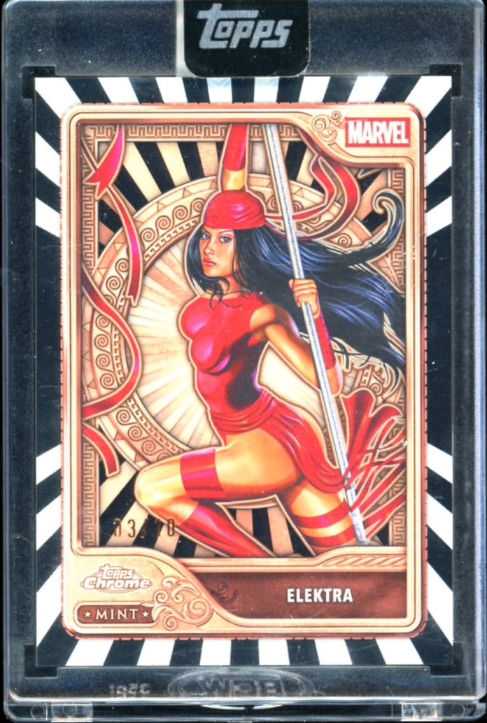 2026 Topps Marvel mint Elektra Black 03/10