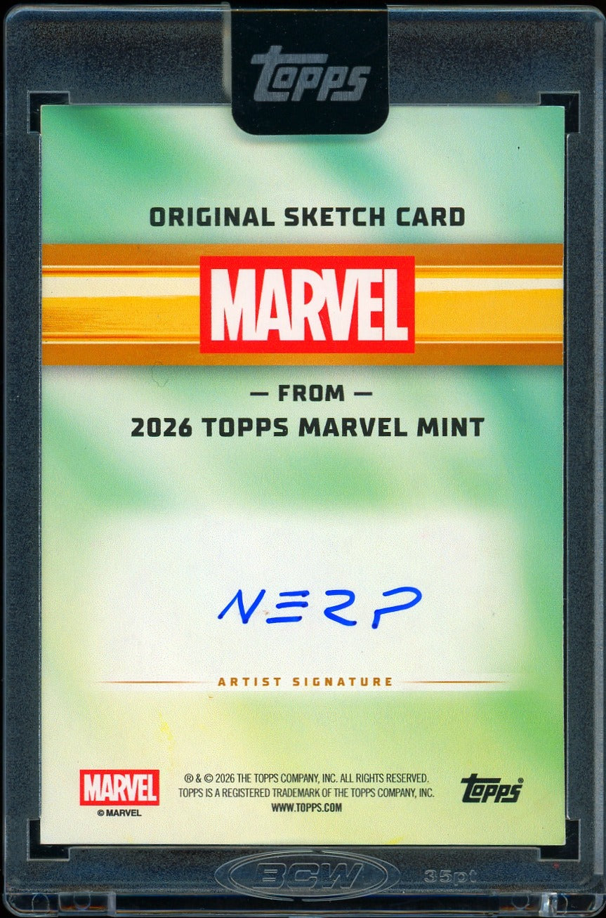 2026 Topps Marvel mint Sketch GwenPool 1/1