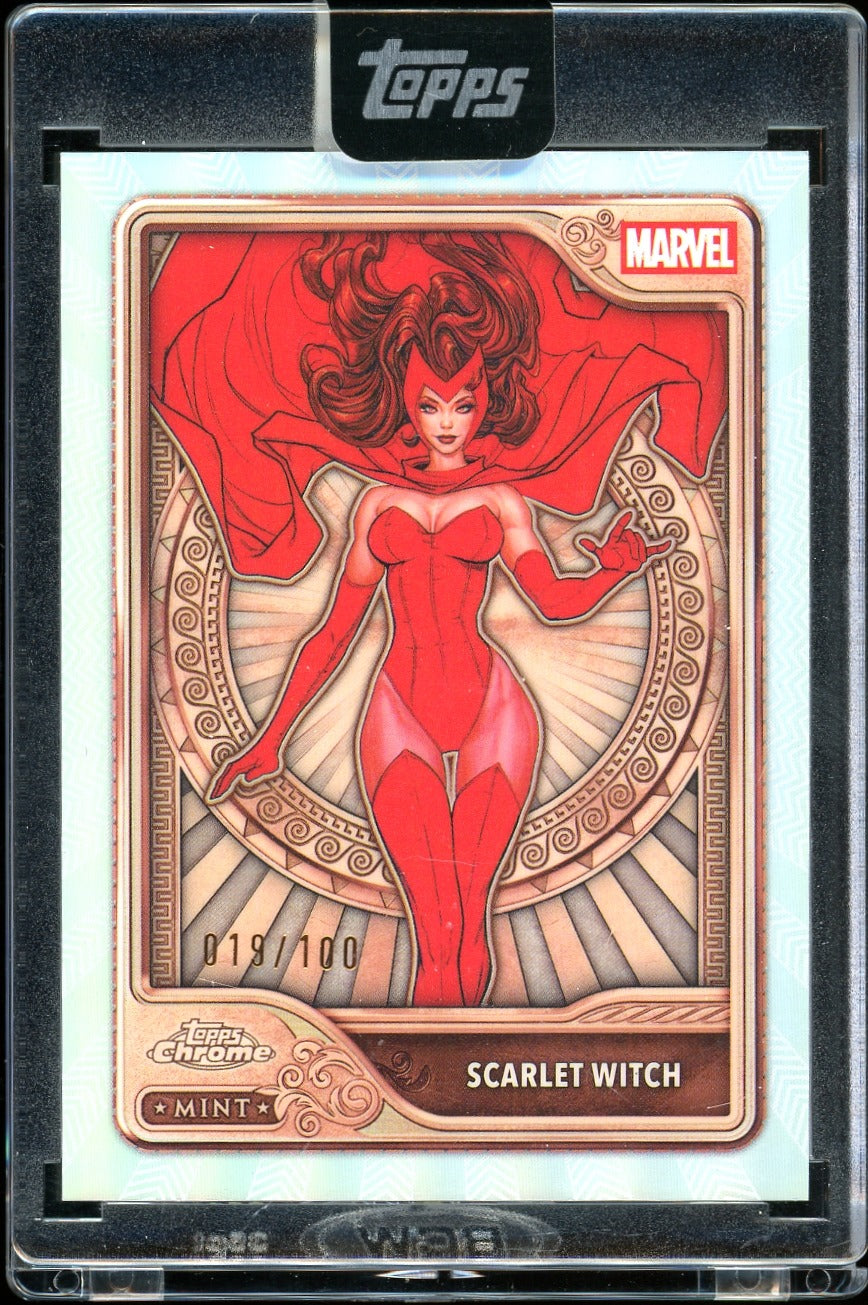 2026 Topps Marvel mint Scarlet Witch Bronze 19/100