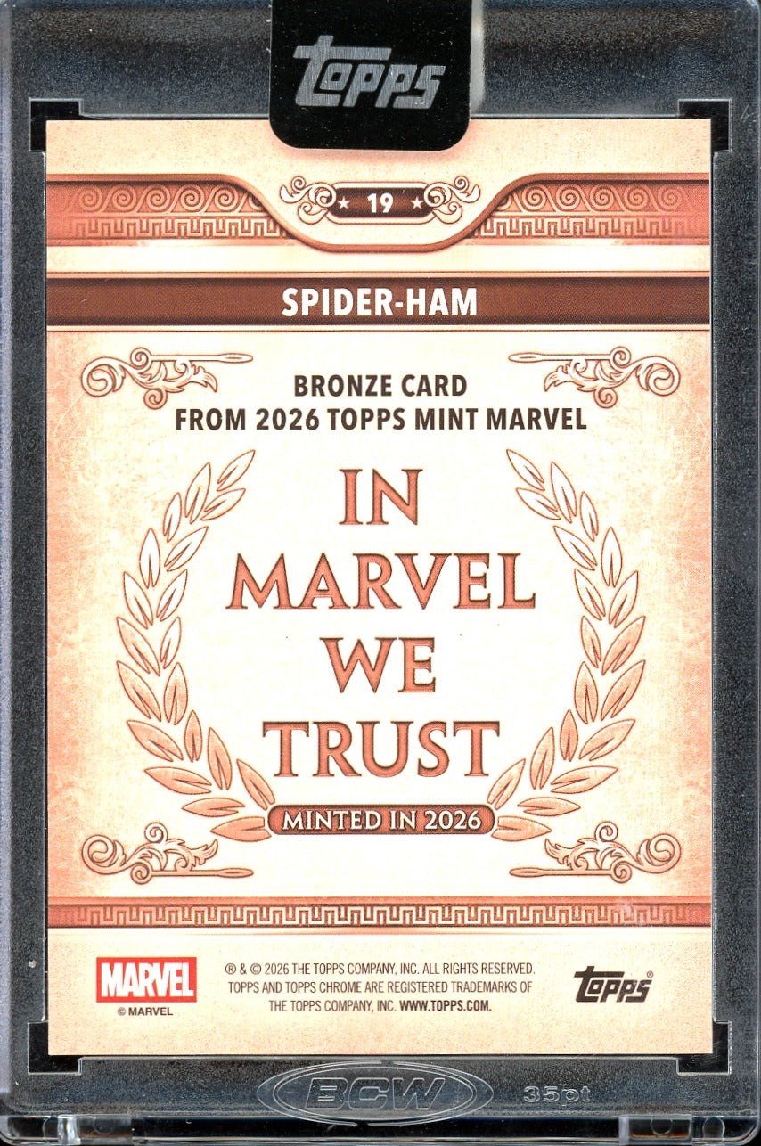 2026 Topps Marvel mint Spider-Ham Bronze 093/100
