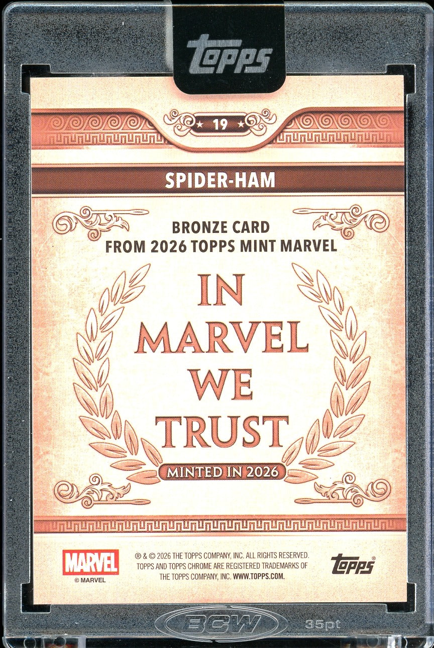 2026 Topps Marvel mint Spider-Ham Bronze 089/100