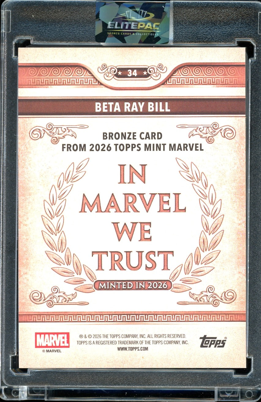 2026 Topps Marvel mint Beta Ray Bill Orange 22/25