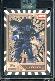 2026 Topps Marvel mint Black Winter Black 03/10