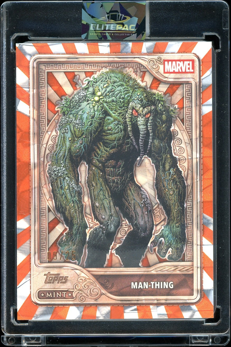 2026 Topps Marvel mint Man-Thing Orange 09/25