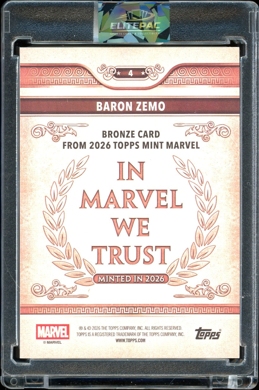2026 Topps Marvel mint Baron Zemo