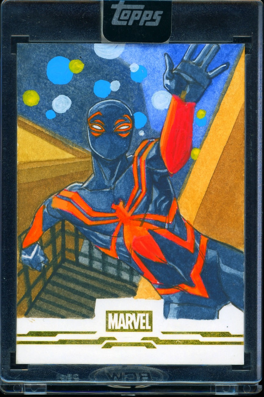 2026 Topps Marvel Mint Sketch 1/1 Miles Morals by Leon Brass