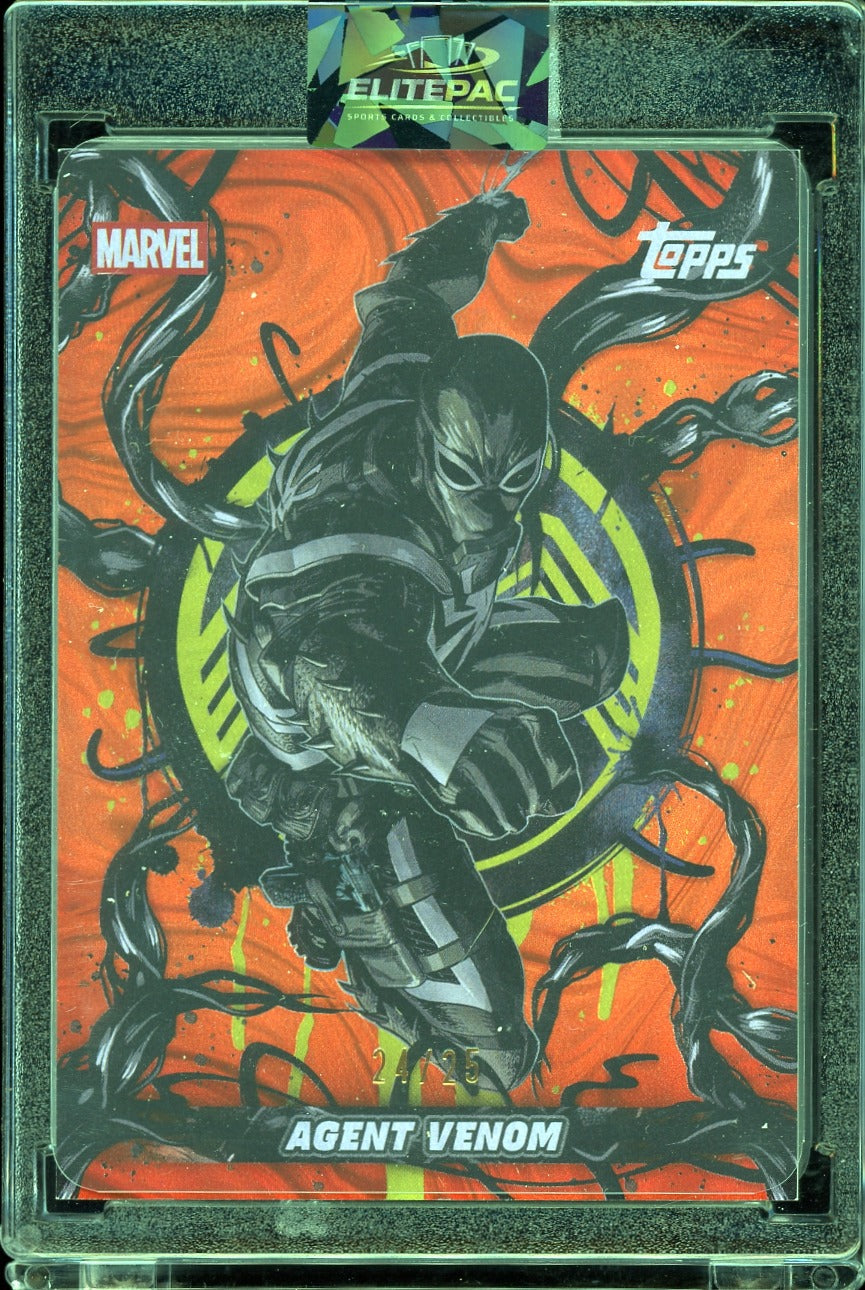 2026 Topps Marvel Symbiotic Take over Agent Venom Orange 24/25