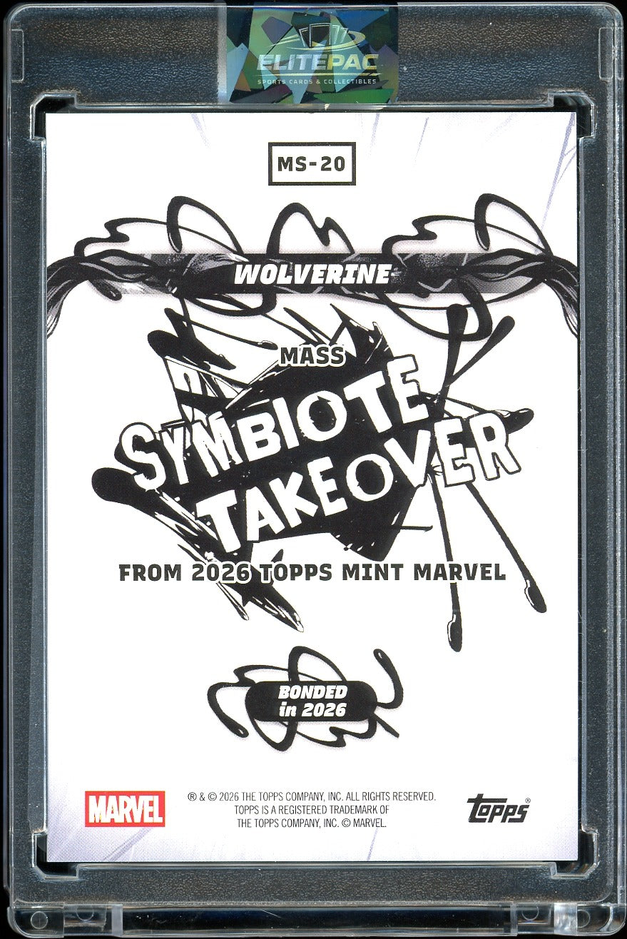 2026 Topps Marvel Symbiotic Take over Wolverine