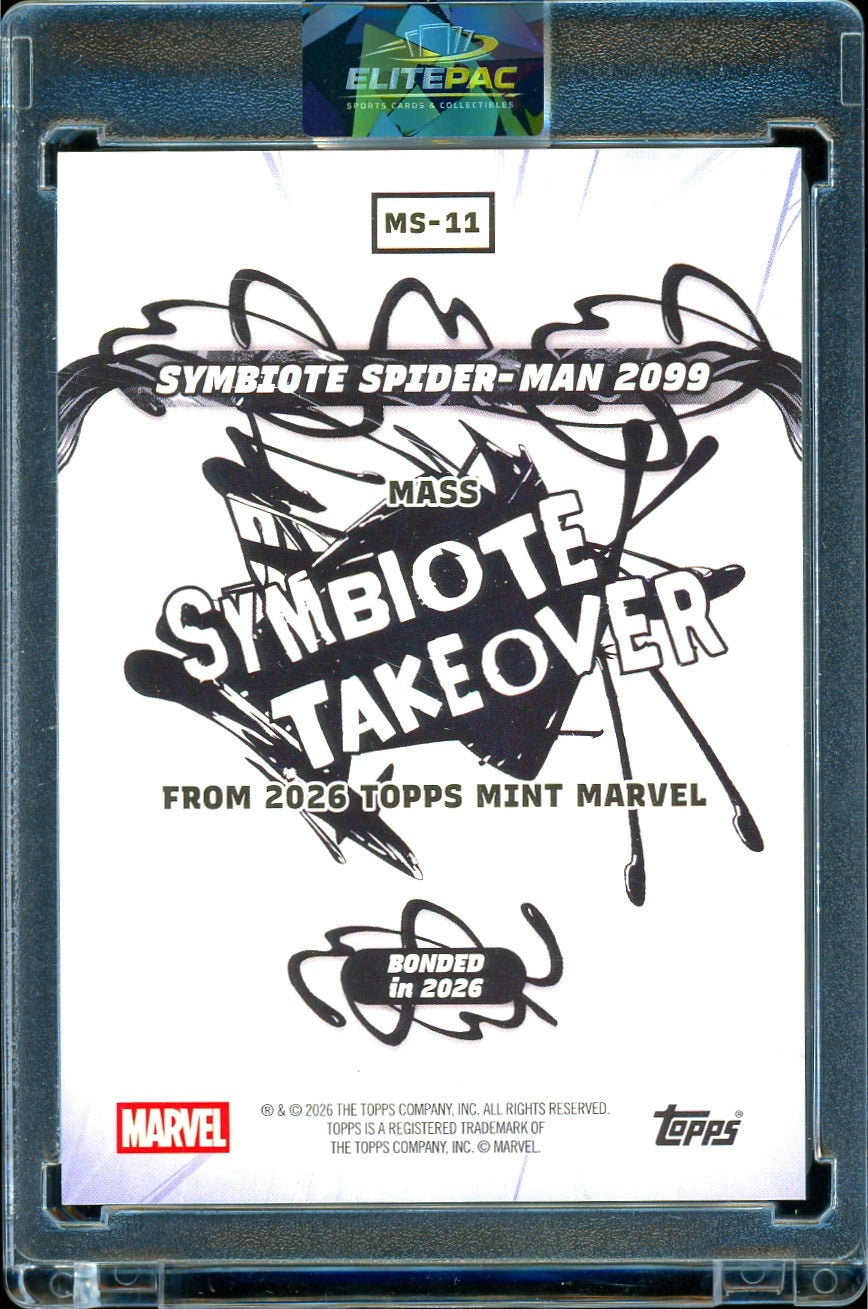 2026 Topps Marvel Symbiotic Take over Spider-man 2099 Orange 12/25