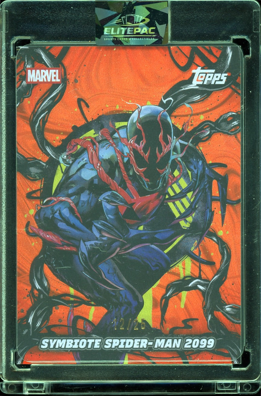 2026 Topps Marvel Symbiotic Take over Spider-man 2099 Orange 12/25