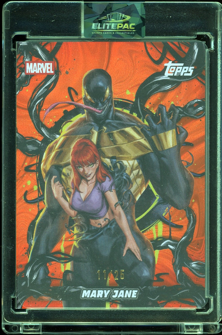2026 Topps Marvel Symbiotic Take over Mary Jane Orange 12/25