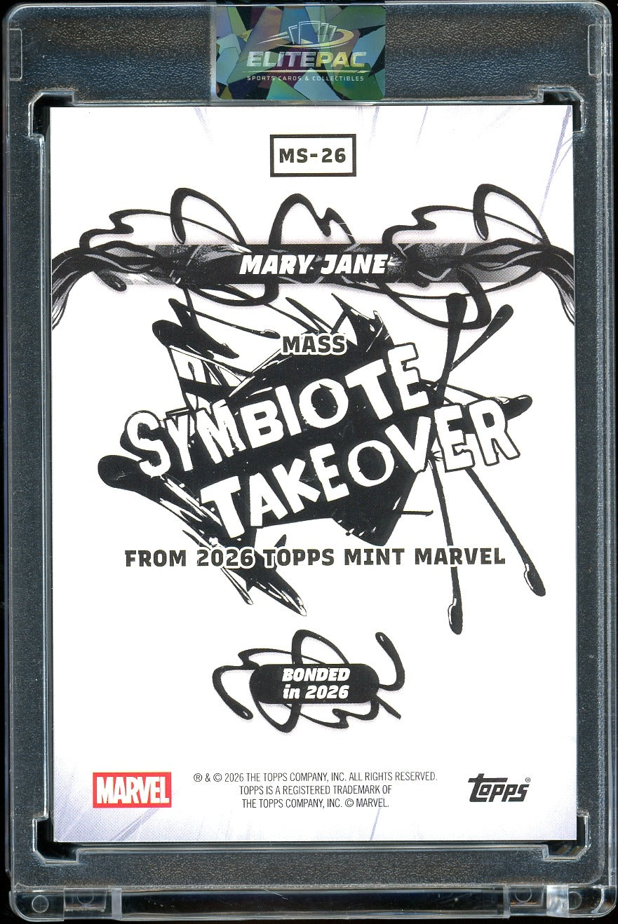 2026 Topps Marvel Symbiotic Take over Mary Jane