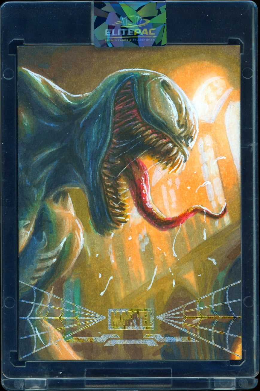2026 Topps Marvel Sketch 1/1 Venom By Duke #1150