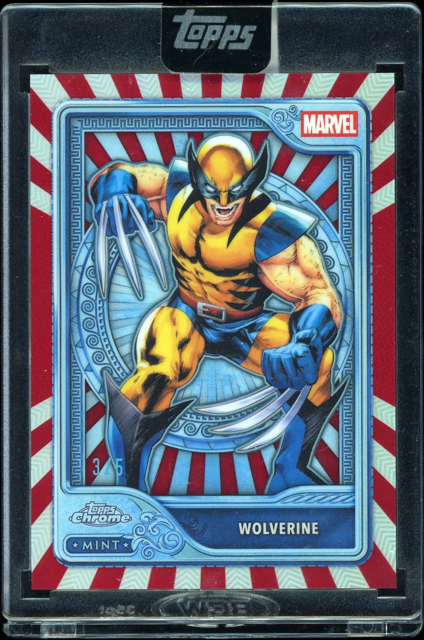 2026 Topps Marvel mint Wolverine Red 3/5 3/5