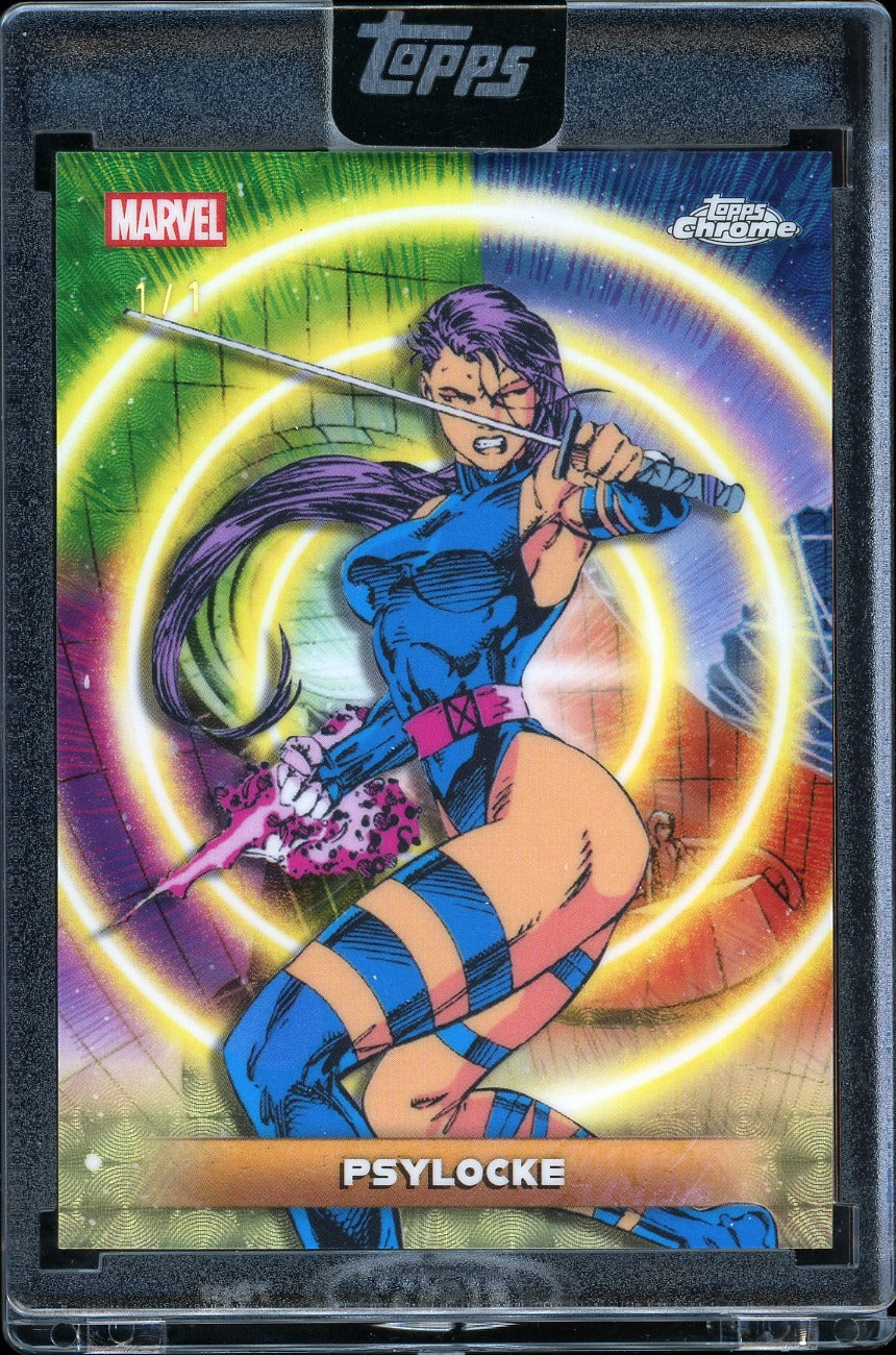 2026 Topps Marvel MInt Cerebro Psylocke 1/1 Super Refractor